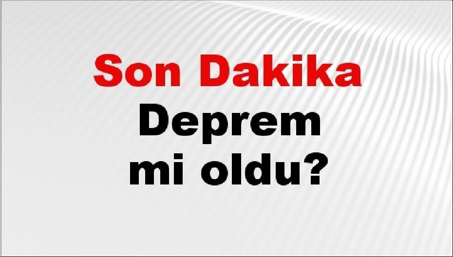 Son dakika Amasya'da deprem mi oldu? Az önce deprem Amasya'da nerede oldu? Amasya deprem Kandilli ve AFAD son depremler listesi 13 Ağustos 2026