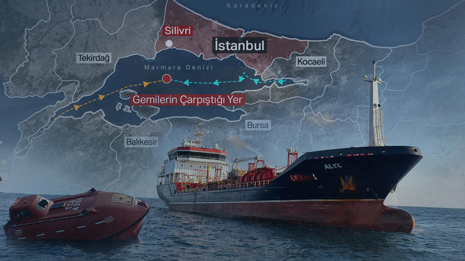 Marmara Denizi'nde Faciaya Sebep Olan Gemi Çarpışması Sonrası Gizemli Telsiz Konuşması Ortaya Çıktı