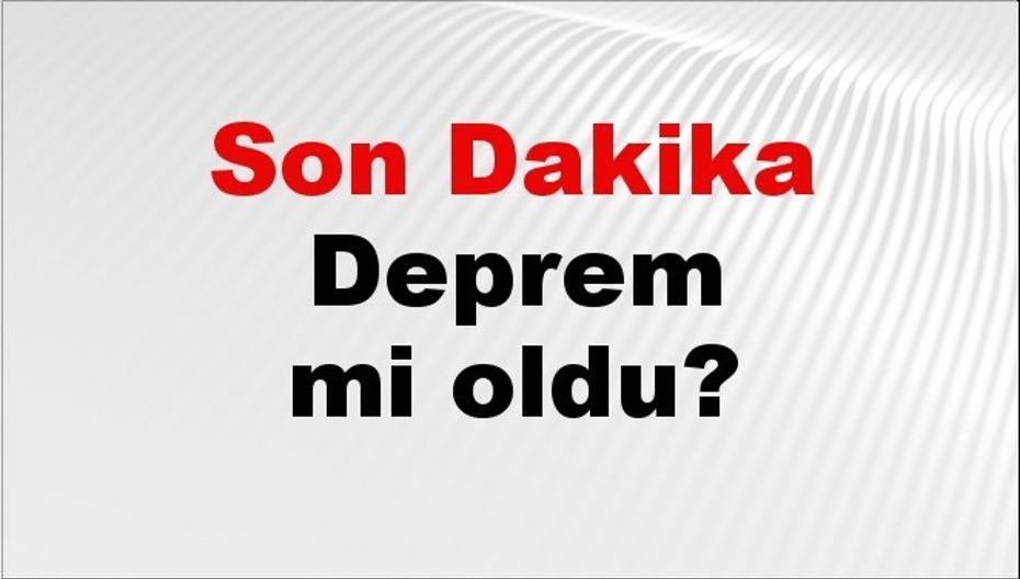 Son dakika Muğla'da deprem mi oldu? Az önce deprem Muğla'da nerede oldu? Muğla deprem Kandilli ve AFAD son depremler listesi 04 Ekim 2026