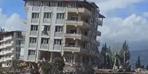 Devasa bina iple böyle yıkıldı!