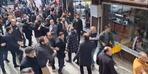 Akşener'in esnaf ziyaretinde arbede! Pankart asmak istediğinizde...