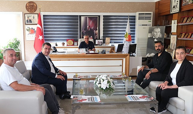 AESOB Başkanı Dere’den Başkan Topaloğlu’na ziyaret – GÜNDEM