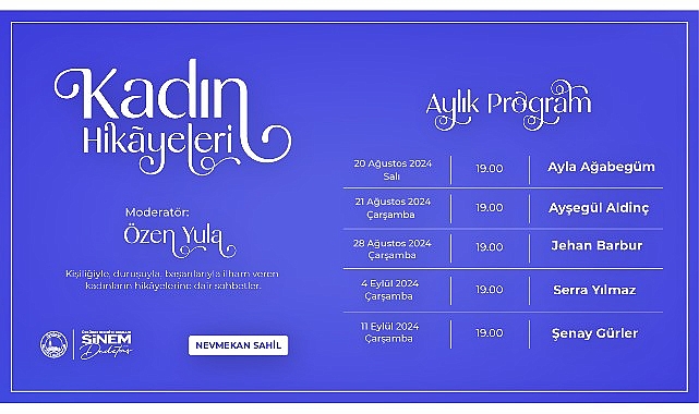 Üsküdar’da “Kadın Hikayeleri” Söyleşileri Başlıyor – KÜLTÜR & SANAT