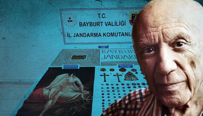 Türkiye'nin en küçük illerinden birinde Pablo Picasso'nun tablosu bulundu! Tam satacakken yakalandılar, bakın neye değer verdiler