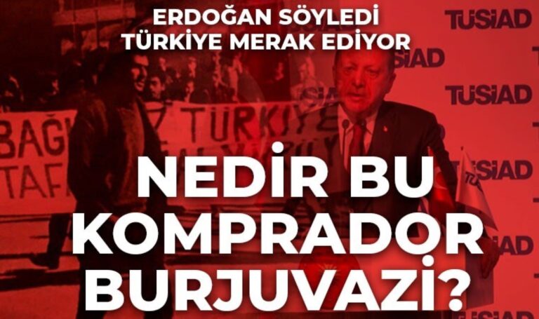 Erdoğan Tüsiiad’a, Türkiye’nin merak ettiğini söyledi … Bu burjuvazi bileşeni nedir? – Siyaset haberlerini kırmak