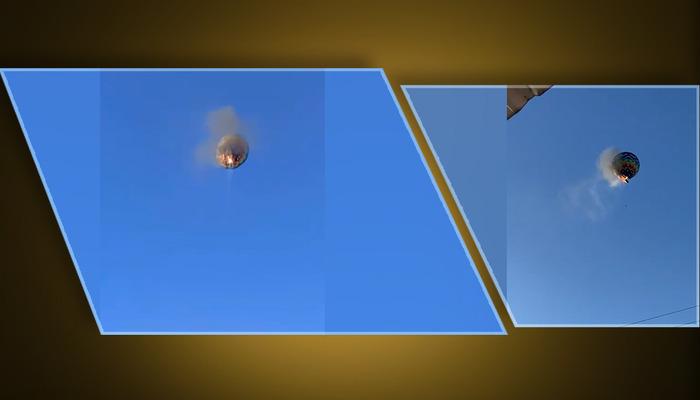 Yer: Brezilya … Sıcak hava balonundaki yangın bir felakete neden oldu: o anlar!