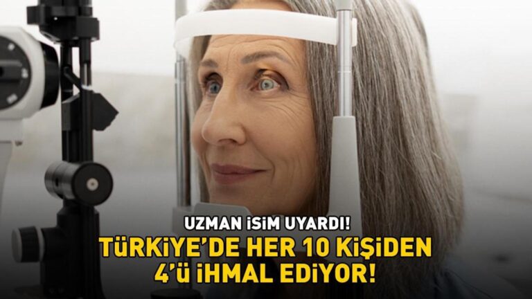Türkiye'de her 10 kişiden 4'ü ihmal ediyor! Uzman uyarıyor: Erken teşhis ve bilinçli davranışla bunun önüne geçmek mümkün.
