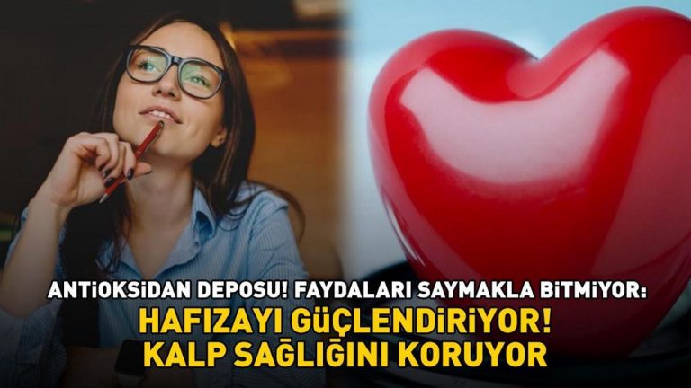 Antioksidan deposu! Her şeyi içerir: Omega-3 yağ asitleri, E, C ve K vitaminleri! Hafızayı güçlendirir, kalp sağlığını korur