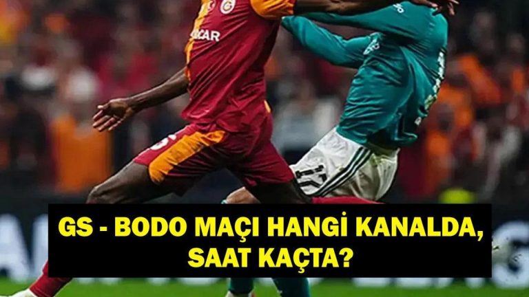 Galatasaray-Bodo/Glimt maçı ne zaman oynanacak? GS Bodo maçı hangi kanalda, saat kaçta? Maçın hakemi Michael Oliver’dı!
